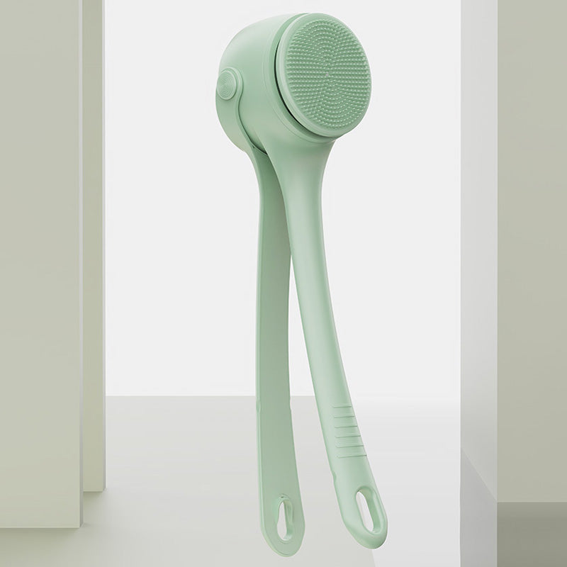 Cepillo de baño exfoliante eléctrico con mango largo