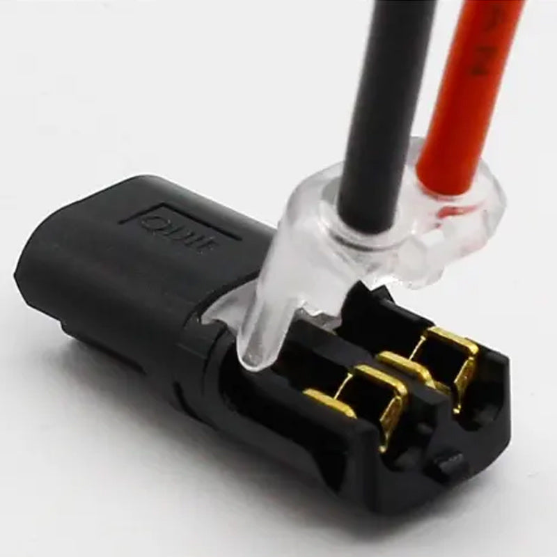 ⏰ ¡Solo ahora con un 50 % de descuento!🏆⚡ Conector push-in de dos hilos con cierre de seguridad