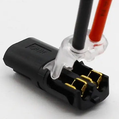 ⏰ ¡Solo ahora con un 50 % de descuento!🏆⚡ Conector push-in de dos hilos con cierre de seguridad