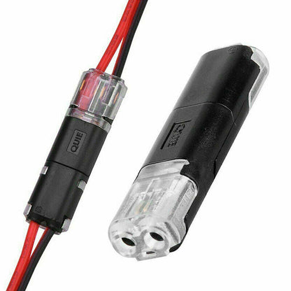 ⏰ ¡Solo ahora con un 50 % de descuento!🏆⚡ Conector push-in de dos hilos con cierre de seguridad