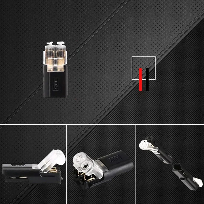 ⏰ ¡Solo ahora con un 50 % de descuento!🏆⚡ Conector push-in de dos hilos con cierre de seguridad