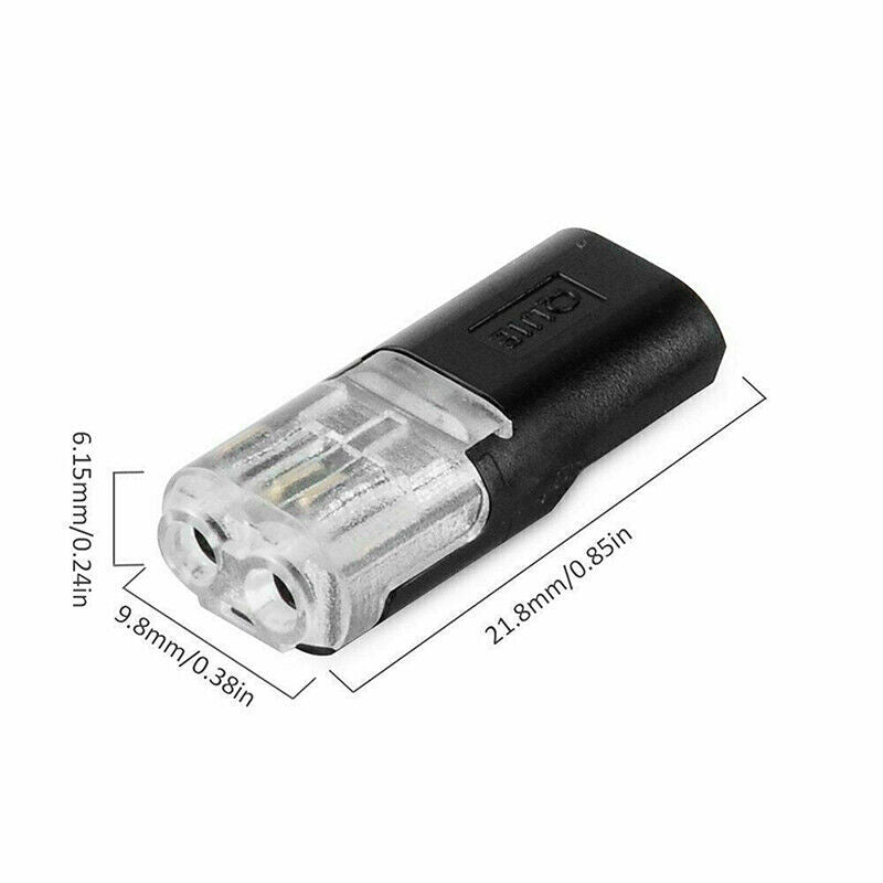 ⏰ ¡Solo ahora con un 50 % de descuento!🏆⚡ Conector push-in de dos hilos con cierre de seguridad
