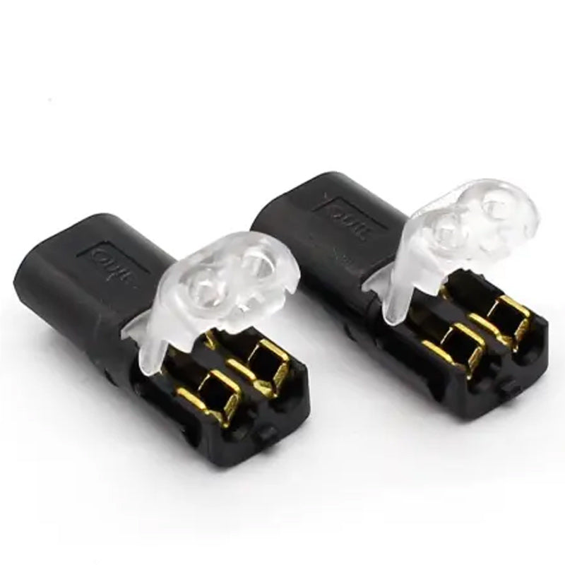 ⏰ ¡Solo ahora con un 50 % de descuento!🏆⚡ Conector push-in de dos hilos con cierre de seguridad