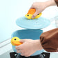 Pato amarillo pequeño Alfombrilla de silicona antideslizante