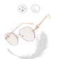 Pousbo® Gafas sin marco anti-luz azul de moda