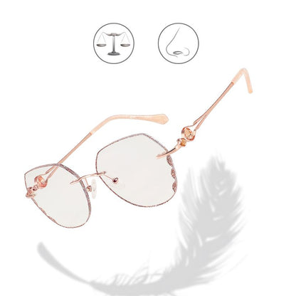 Pousbo® Gafas sin marco anti-luz azul de moda