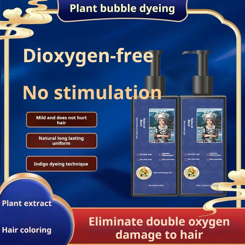 🌿 ¡COMPRA 2 LLEVA 3! ✨ Tinte Capilar con Extractos Botánicos - Cobertura de Canas Suave y Natural, Sin Amoníaco ni Daño al Cabello 💆‍♀️🧴