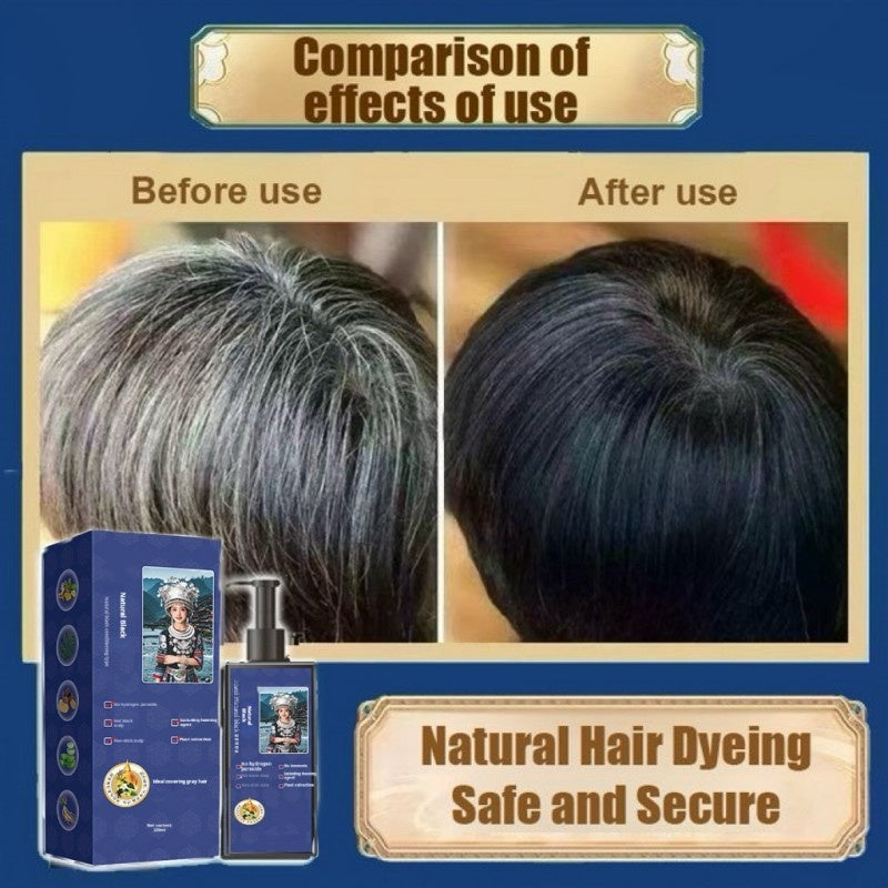 🌿 ¡COMPRA 2 LLEVA 3! ✨ Tinte Capilar con Extractos Botánicos - Cobertura de Canas Suave y Natural, Sin Amoníaco ni Daño al Cabello 💆‍♀️🧴