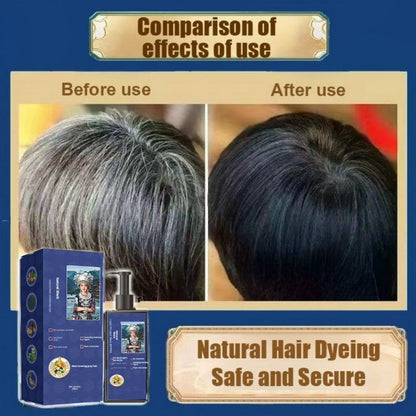 🌿 ¡COMPRA 2 LLEVA 3! ✨ Tinte Capilar con Extractos Botánicos - Cobertura de Canas Suave y Natural, Sin Amoníaco ni Daño al Cabello 💆‍♀️🧴