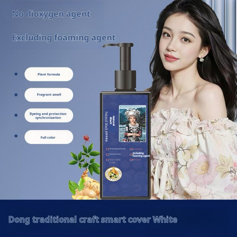 🌿 ¡COMPRA 2 LLEVA 3! ✨ Tinte Capilar con Extractos Botánicos - Cobertura de Canas Suave y Natural, Sin Amoníaco ni Daño al Cabello 💆‍♀️🧴