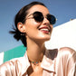 Gafas de Sol Redondas Retro Estilo Literario