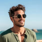 Gafas de Sol Redondas Retro Estilo Literario