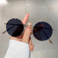 Gafas de Sol Redondas Retro Estilo Literario