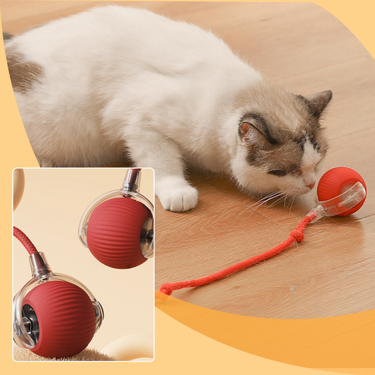Pelota Interactiva Inteligente para Gatos con Sonido y Movimiento