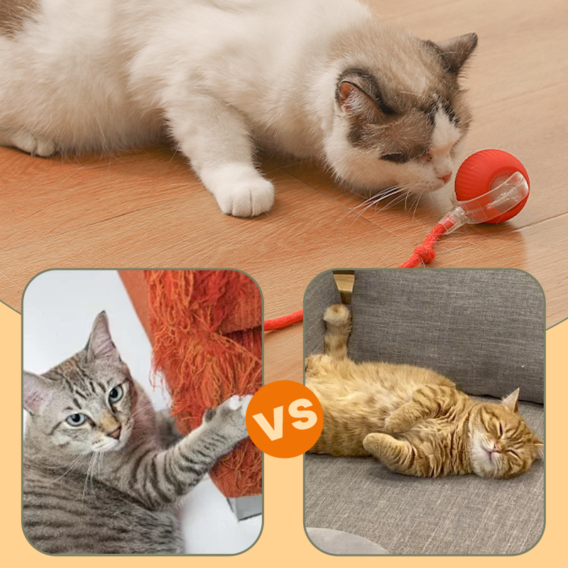 Pelota Interactiva Inteligente para Gatos con Sonido y Movimiento