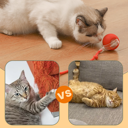 Pelota Interactiva Inteligente para Gatos con Sonido y Movimiento