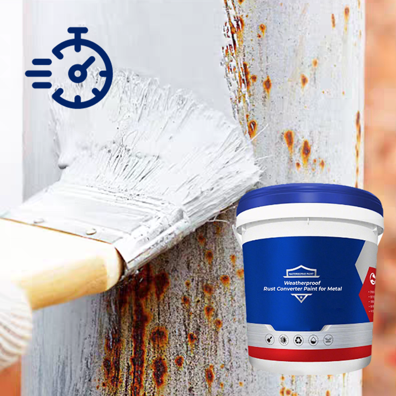 Pintura convertidora de óxido resistente a la intemperie para metal