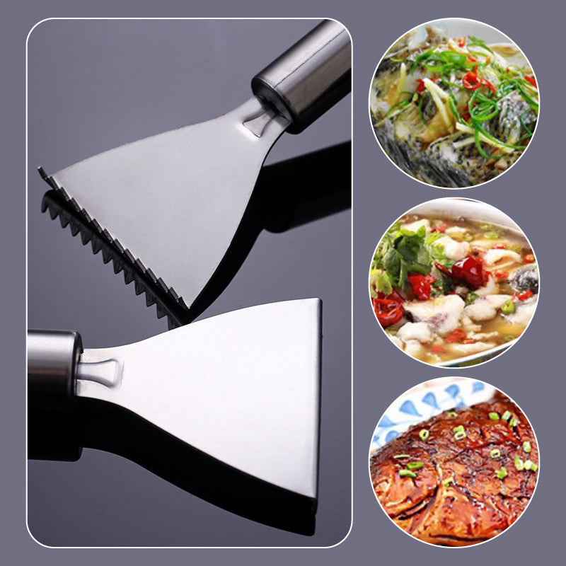 Herramienta de Acero Inoxidable para Quitar Escamas de Pescado