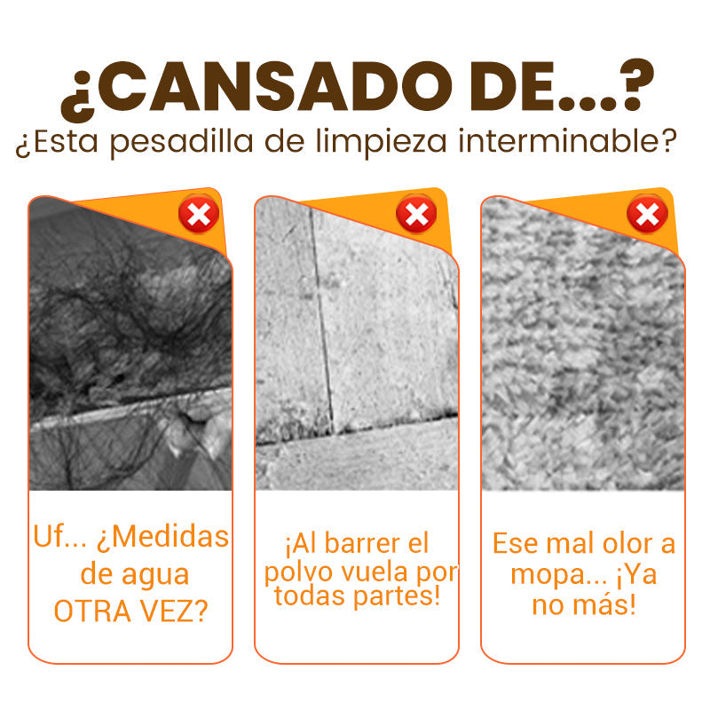 Funda reutilizable para limpiar escobas