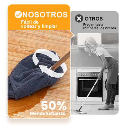 Funda reutilizable para limpiar escobas