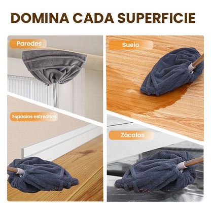 Funda reutilizable para limpiar escobas