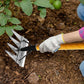 Rastrillo de Jardín de Acero Resistente para Deshierbe