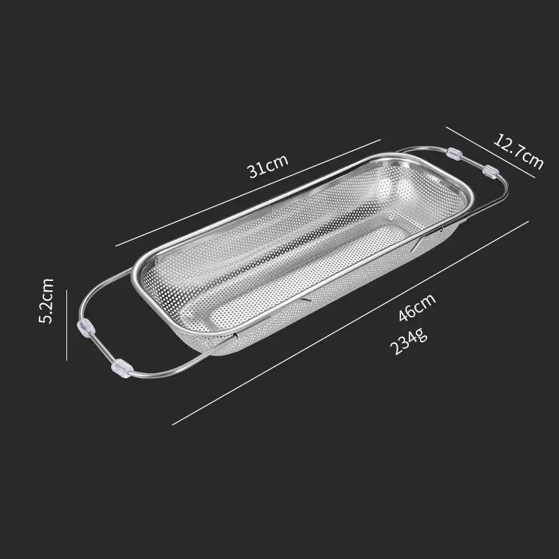 🎉OFERTA ESPECIAL🎉Cesta escurridora telescópica de acero inoxidable