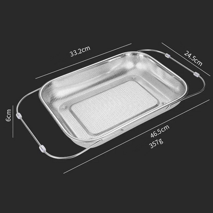 🎉OFERTA ESPECIAL🎉Cesta escurridora telescópica de acero inoxidable