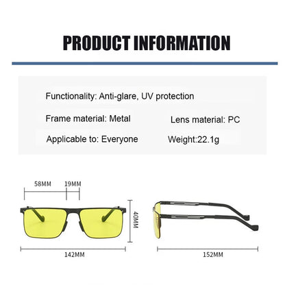 Gafas de Visión Nocturna para Conducción con Lentes Fotocromáticas Día y Noche