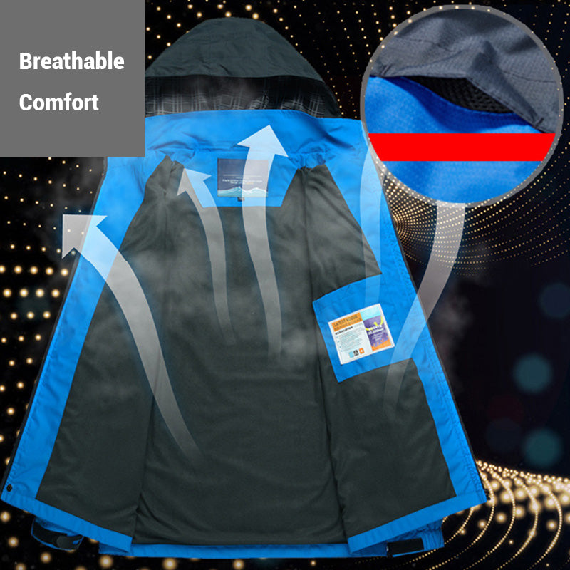 👔😎Chaqueta outdoor de alto rendimiento para hombre: cortavientos, impermeable y transpirable🔥