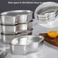 Sartenes festoneadas de acero inoxidable para mesa de vapor