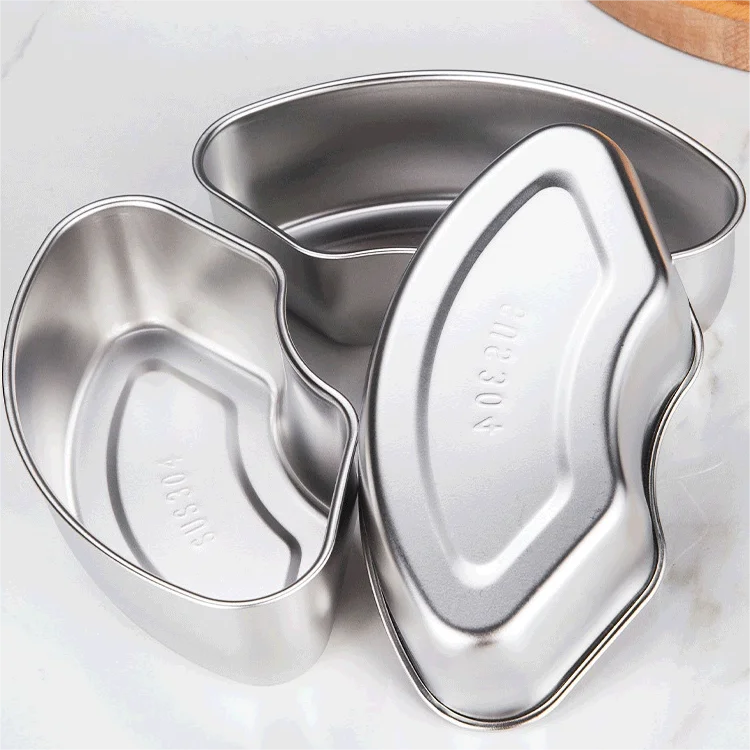 Sartenes festoneadas de acero inoxidable para mesa de vapor