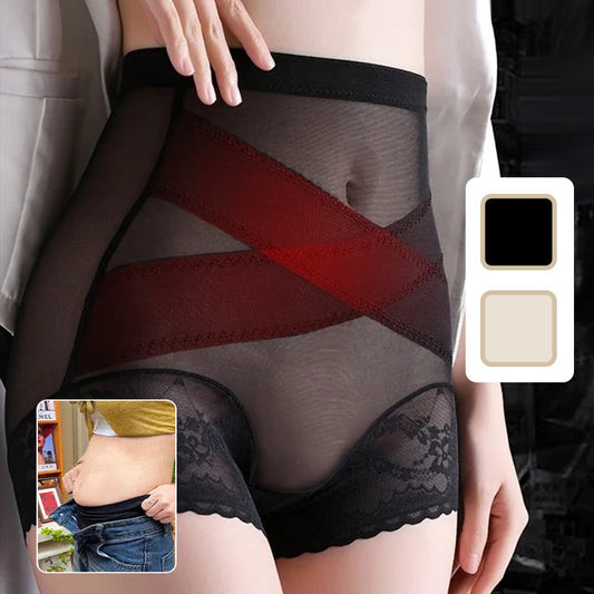 Ropa interior transpirable con cintura alta y control de abdomen