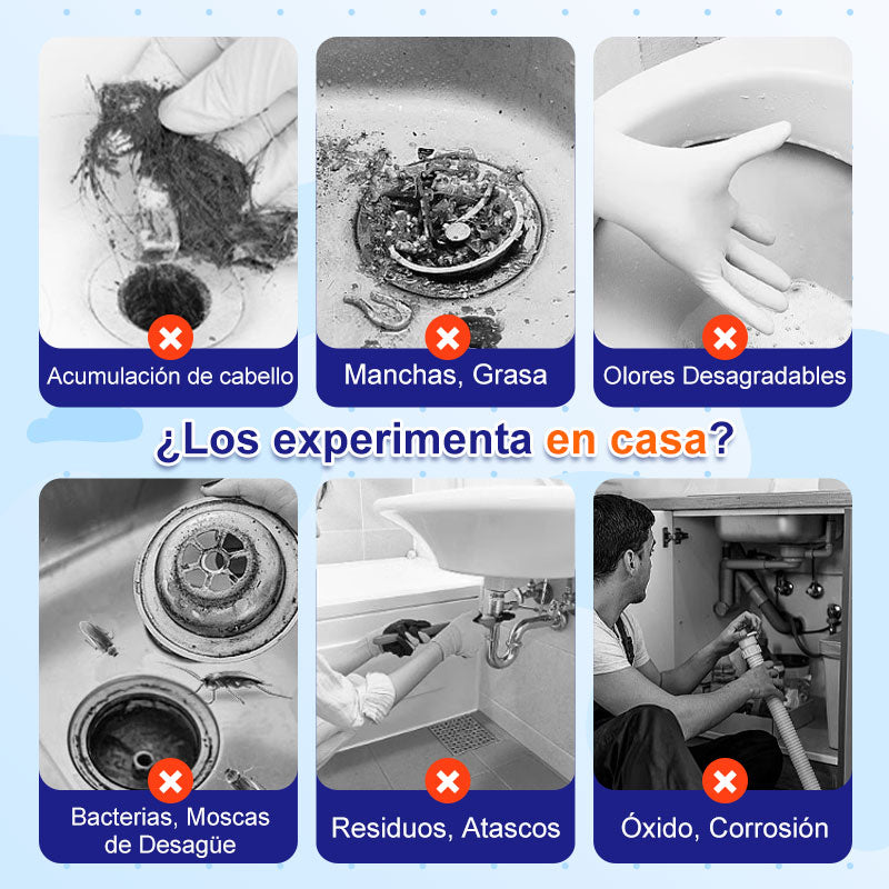 Potente Agente Limpiador de Tuberías