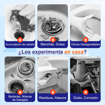 Potente Agente Limpiador de Tuberías