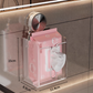 Organizador de Papel Higiénico Transparente con Ventosa para Fijar en la Pared