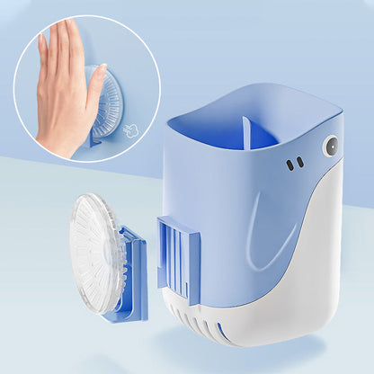 Juego de escobillas de pared con ventosa para limpiar inodoros