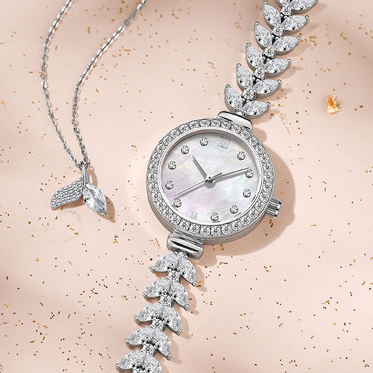 Set de Reloj con Cristales Brillantes Sirena