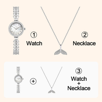 Set de Reloj con Cristales Brillantes Sirena