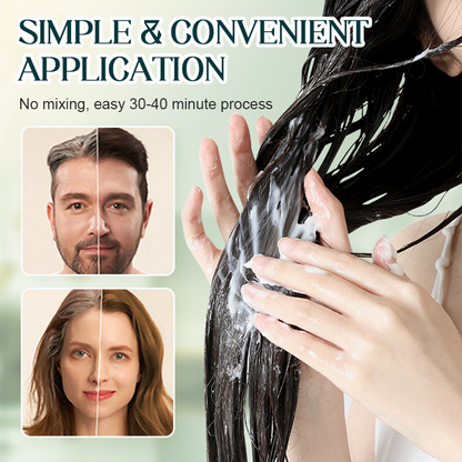 🌈 Set de Tintes para el Cabello de Larga Duración - Cobertura de Canas sin Dañar el Cuero Cabelludo ✨🧴