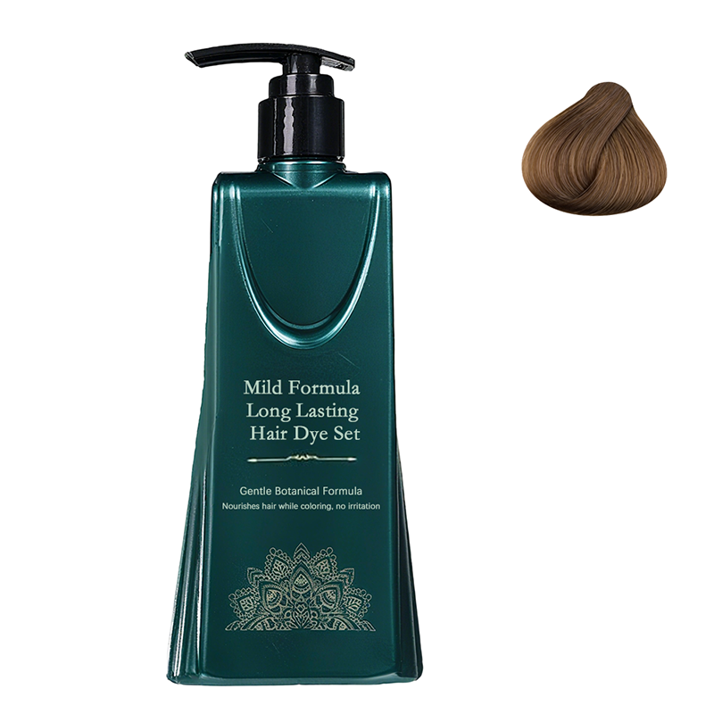 🌈 Set de Tintes para el Cabello de Larga Duración - Cobertura de Canas sin Dañar el Cuero Cabelludo ✨🧴