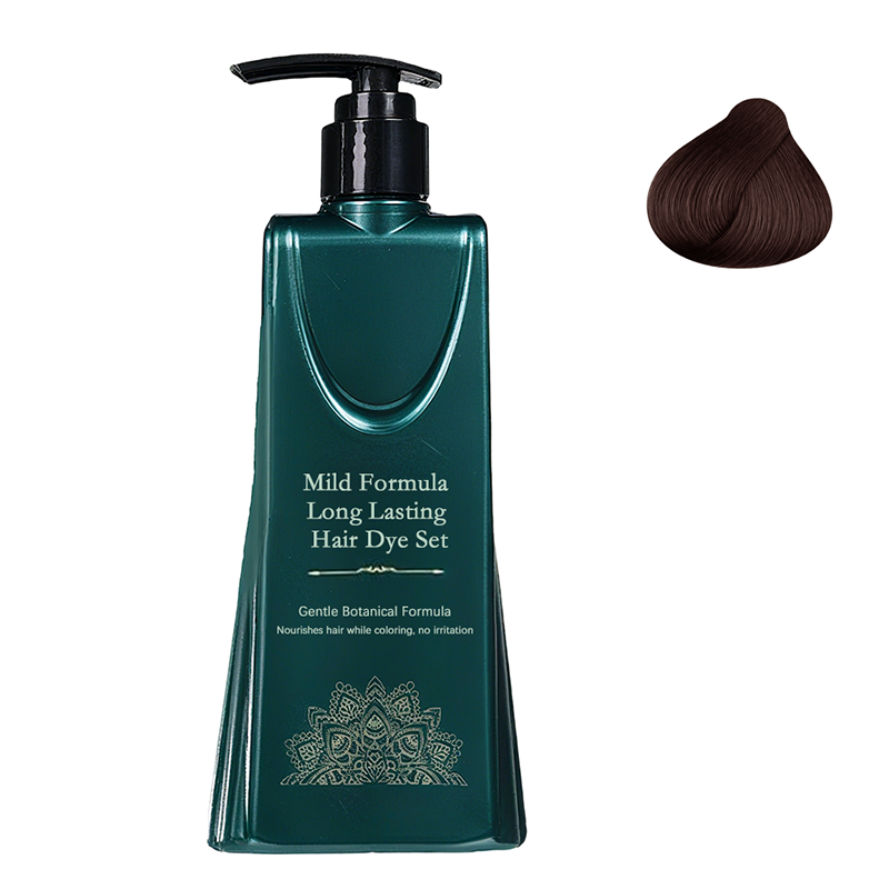 🌈 Set de Tintes para el Cabello de Larga Duración - Cobertura de Canas sin Dañar el Cuero Cabelludo ✨🧴