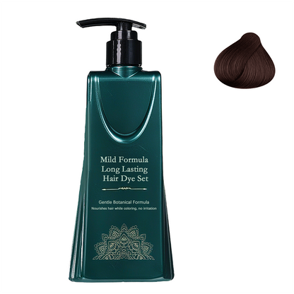 🌈 Set de Tintes para el Cabello de Larga Duración - Cobertura de Canas sin Dañar el Cuero Cabelludo ✨🧴