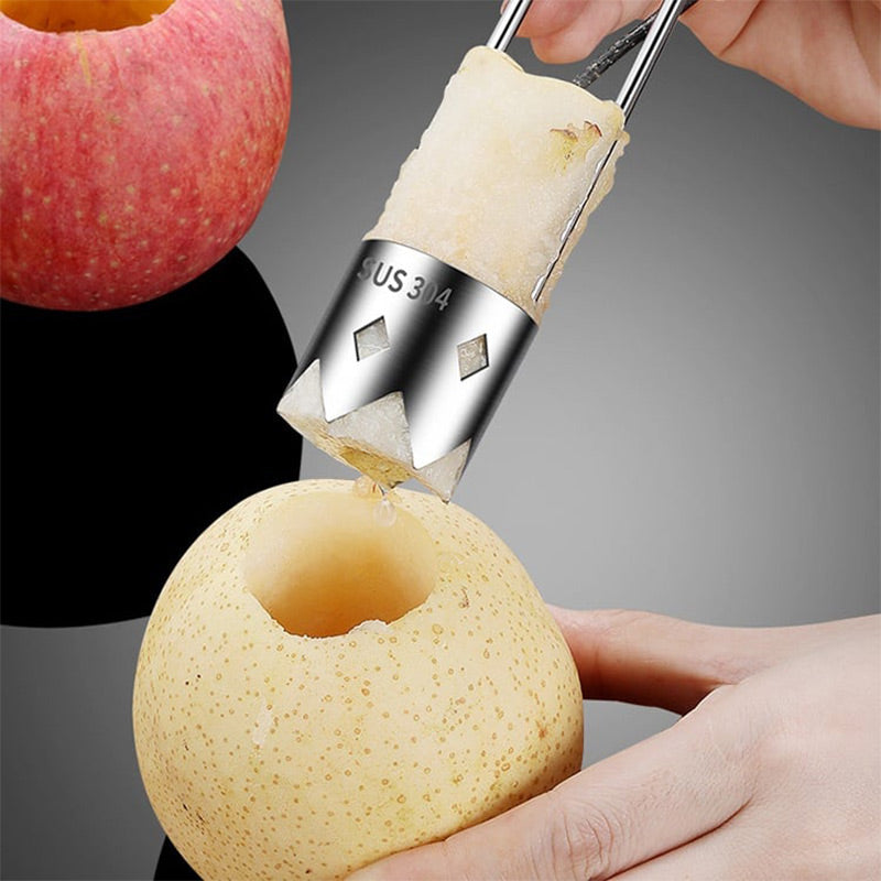 Removedor Universal de Núcleos de Frutas de Acero Inoxidable