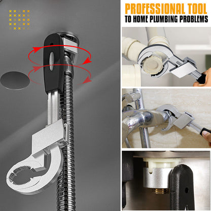 Llave universal ajustable de dos extremos