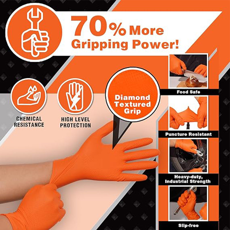 Guantes desechables de nitrilo 30 piezas
