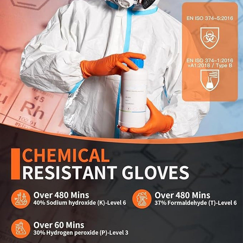 Guantes desechables de nitrilo 30 piezas
