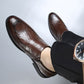 Zapatos de negocios casuales para hombres de cuero de vaca