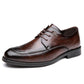 Zapatos de negocios casuales para hombres de cuero de vaca