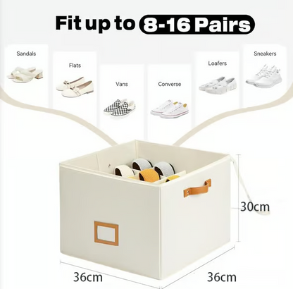 ⏳Tiempo limitado 50% de descuento💥Organizador de zapatos de tela, caja de almacenamiento.